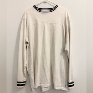 American Eagle Outfitters White Long Sleeve Shirt